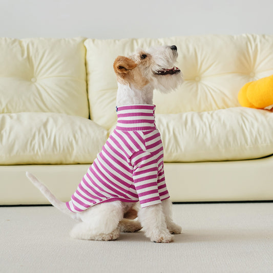 Le Tee Long - Rosa y Blanco