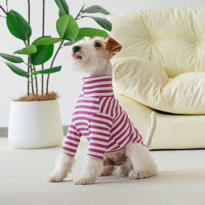 Le Tee Long - Rosa y Blanco